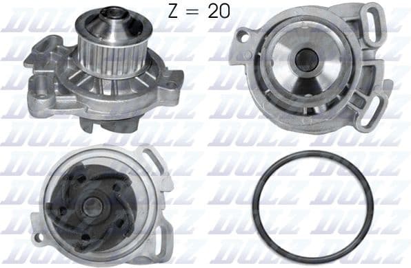 Water Pump, engine cooling A154