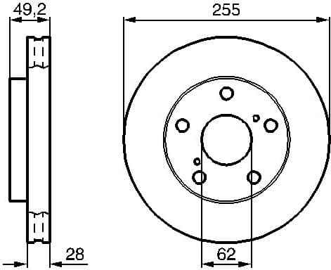 Brake Disc 0986478726 - image 2