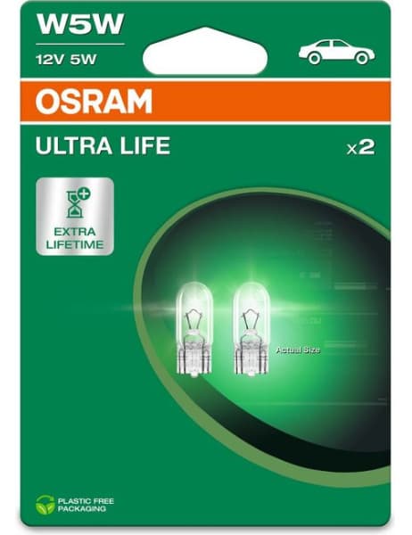 Osram Bulbs W5W ULTRALIFE kmpl. (2vnt) - 2825ULT-2BL