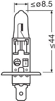 Bulb, cornering light NIGHT BREAKER® LASER 64150NL-1BL
