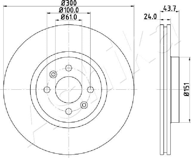 Brake Disc 60-00-0705