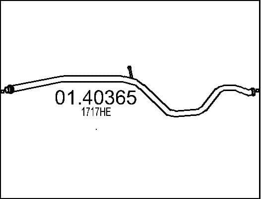 Exhaust Pipe 01.40365