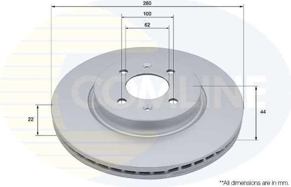 Brake Disc COATED ADC5319V