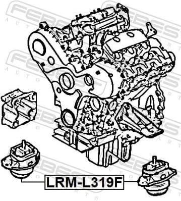 Mounting, engine LRM-L319F - image 2