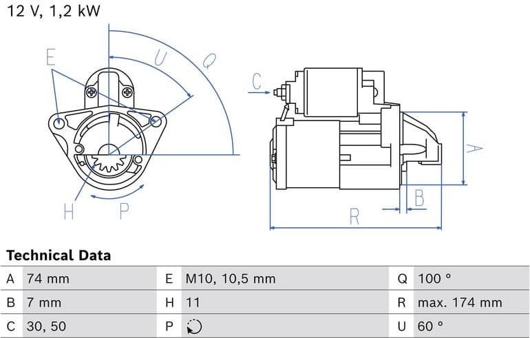 Starter 0 986 029 260