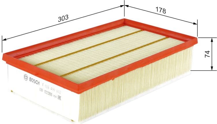 Air Filter F 026 400 612 - image 9