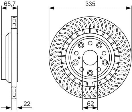 Brake Disc 0986479T35 - image 2