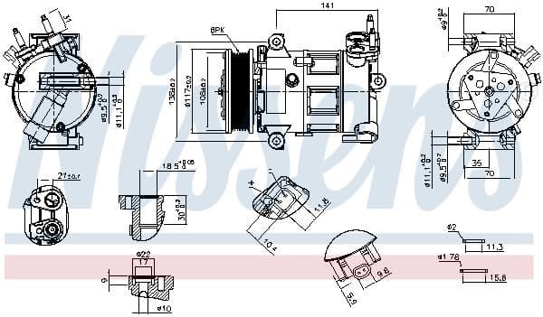 Compressor, air conditioning ** FIRST FIT ** 891260 - image 8