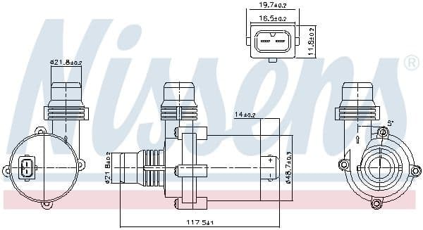 Auxiliary Water Pump (cooling water circuit) ** FIRST FIT ** 831119 - image 6