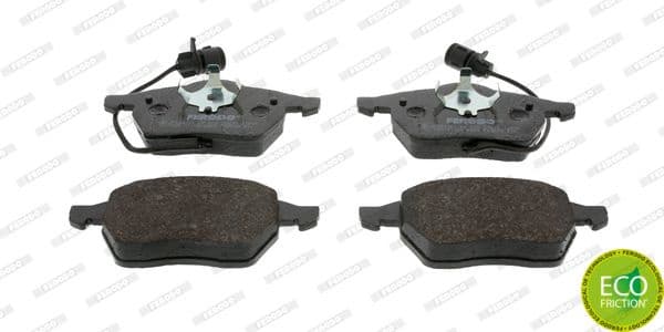 Brake pads front, Top Quality FDB590