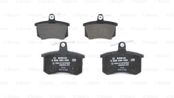 Brake Pad Set, disc brake 0986494059 - image 3