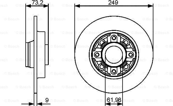 Brake Disc 0986479388 - image 5