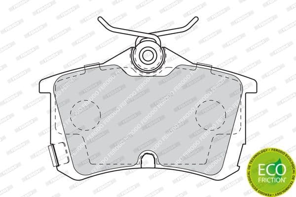 Brake pads rear, Top Quality FDB1506 - image 2