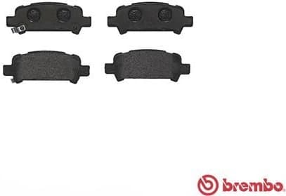 Brake pads rear, Top Quality P78011 - image 2