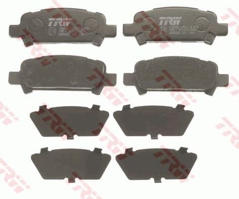 Brake pads rear, Top Quality GDB3223 - image 2