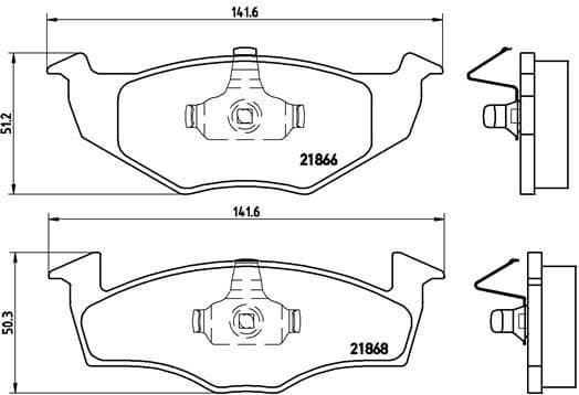Brake Pad Set, disc brake PRIME LINE P85030