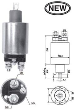 Solenoid Switch, starter 940113050539