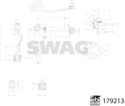 Control/Trailing Arm, wheel suspension 33 10 4826