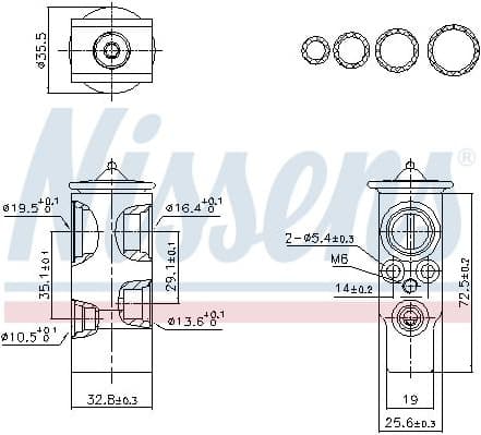 Expansion Valve, air conditioning ** FIRST FIT ** 999451