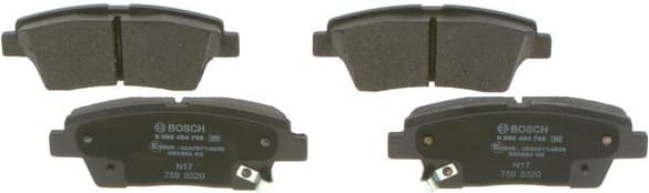 Brake Pad Set, disc brake 0986494766 - image 8