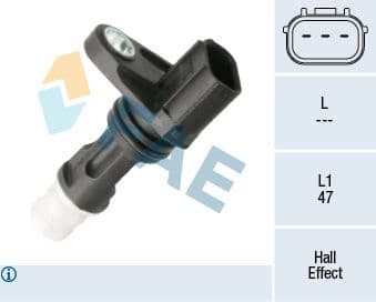 Sensor, crankshaft pulse 79459