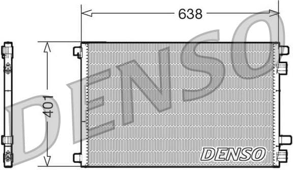 Condenser, air conditioning DCN44010