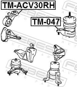 Mounting, engine TM-ACV30RH - image 2