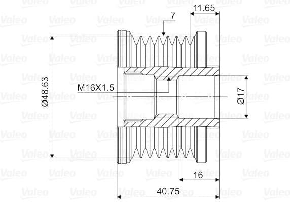 Freewheel clutch alternator 588027 - image 4