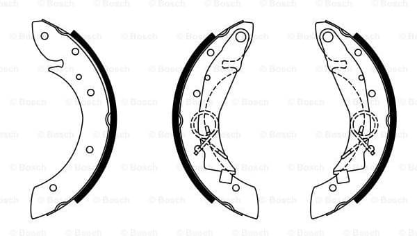 Brake Shoe Set 0986487552
