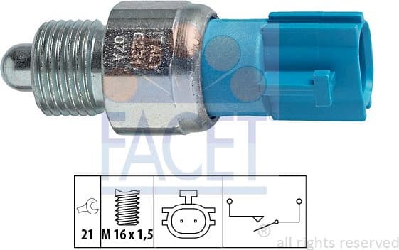 Switch, reverse light Made in Italy - OE Equivalent 7.6231 - image 2