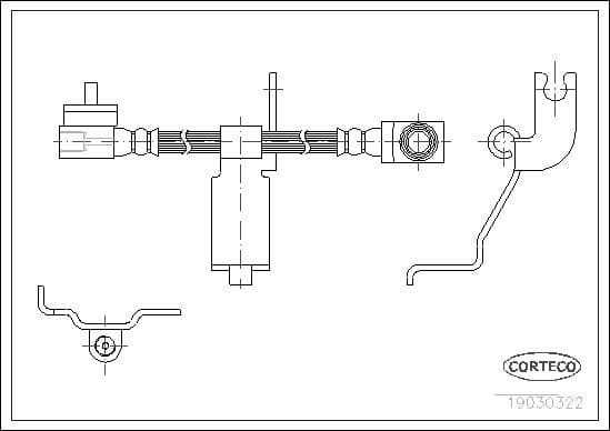 Brake hose front 19030322 - image 3