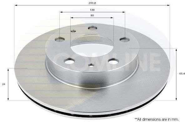 Brake disc, 1pcs FRONT ADC1536V - image 2