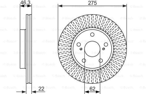 Brake Disc 0986479341