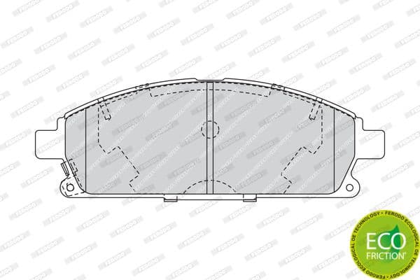 Brake pads front, Top Quality FDB1263 - image 3