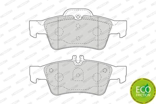 Brake pads rear, Top Quality FDB1526 - image 3