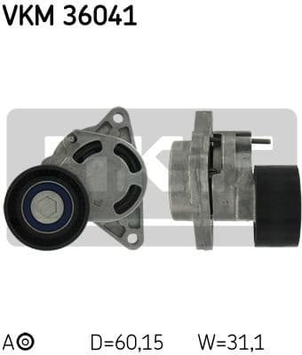 Tensioner belt VKM36041 - image 2