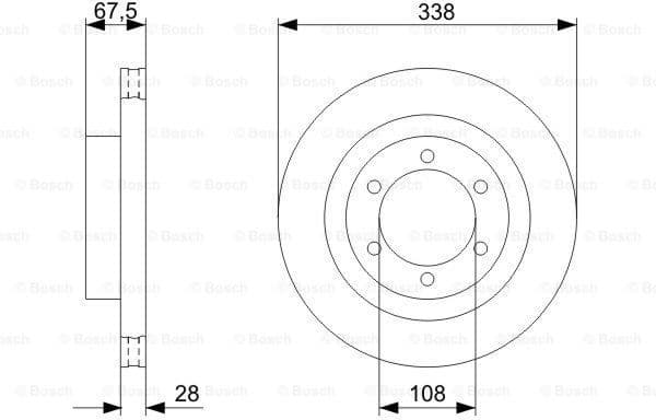 Brake Disc 0986479304 - image 5