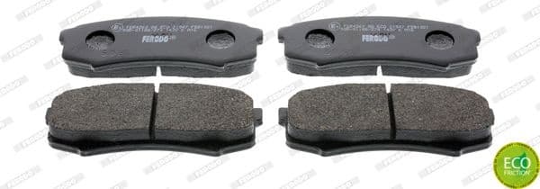 Brake pads rear, Top Quality FDB1021 - image 2