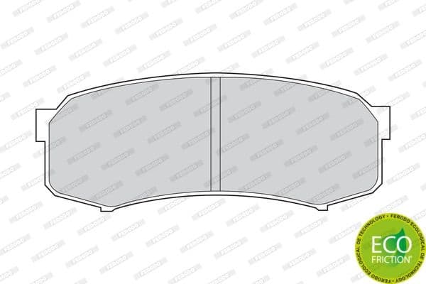 Brake pads rear, Top Quality FDB1021 - image 3