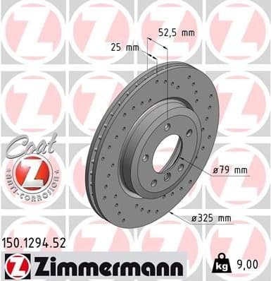 Brake Disc SPORT BRAKE DISC Z 150.1294.52