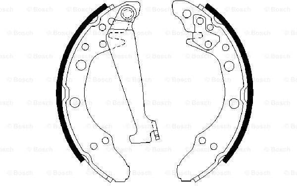 Brake Shoe Set 0986487270 - image 5