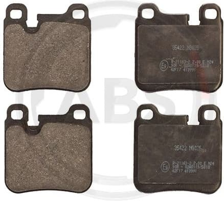 Brake Pad Set, disc brake 35422