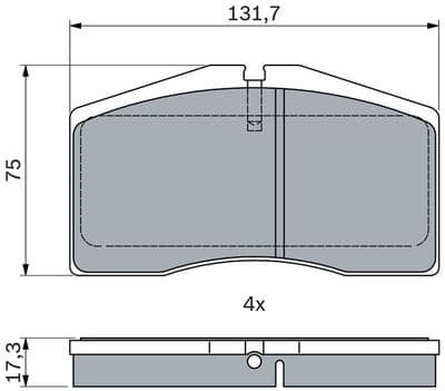 Brake Pad Set, disc brake 0986494950 - image 14