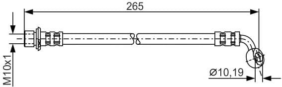 Brake Hose 1 987 481 127 - image 2