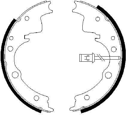 Brake Shoe Set 0986487375 - image 6