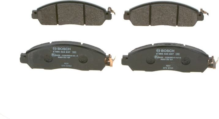 Brake Pad Set, disc brake 0 986 424 837 - image 2