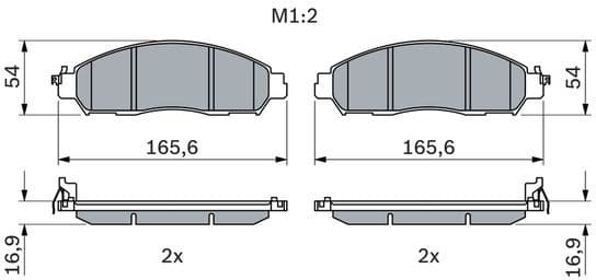 Brake Pad Set, disc brake 0 986 424 837 - image 3