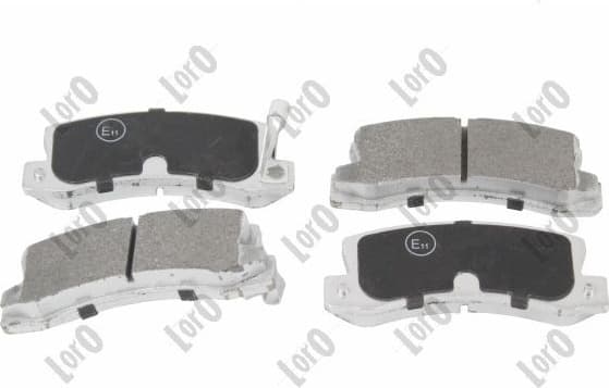 Brake Pad Set, disc brake LORO 231-02-125