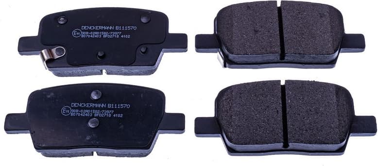 Brake Pad Set, disc brake B111570