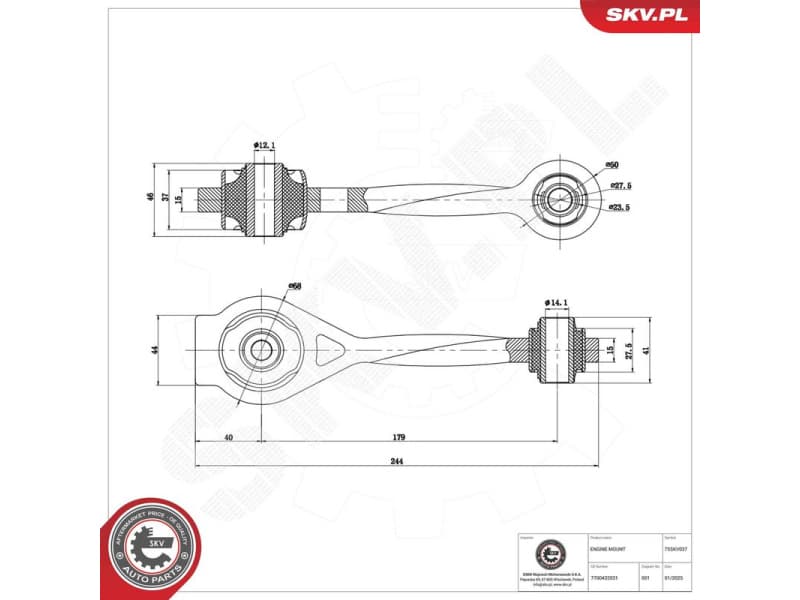Mounting, engine 75SKV037 - image 2